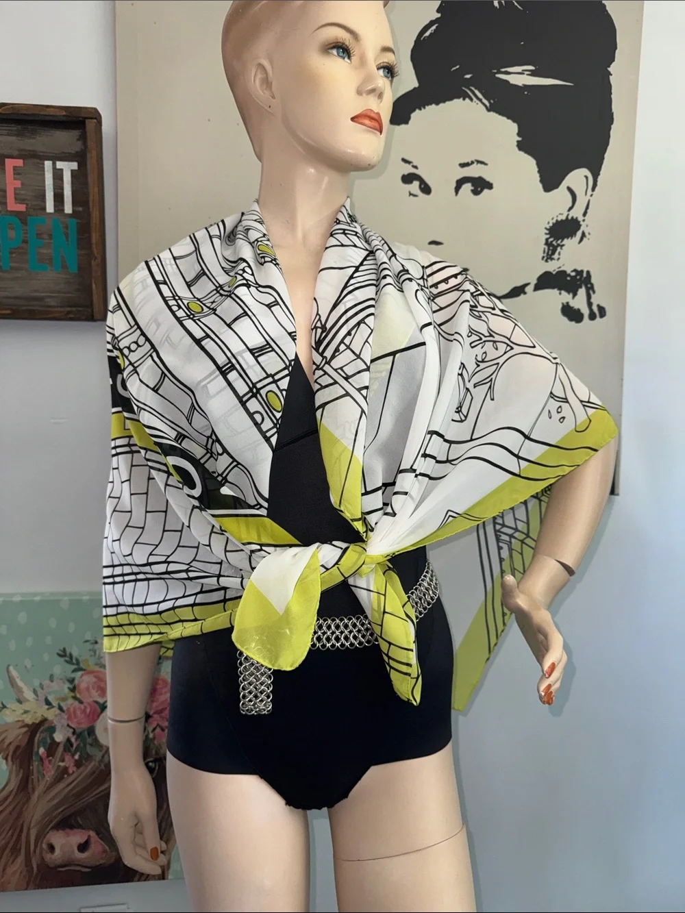 Nordstrom Large Flagship Store Sheer Scarf
